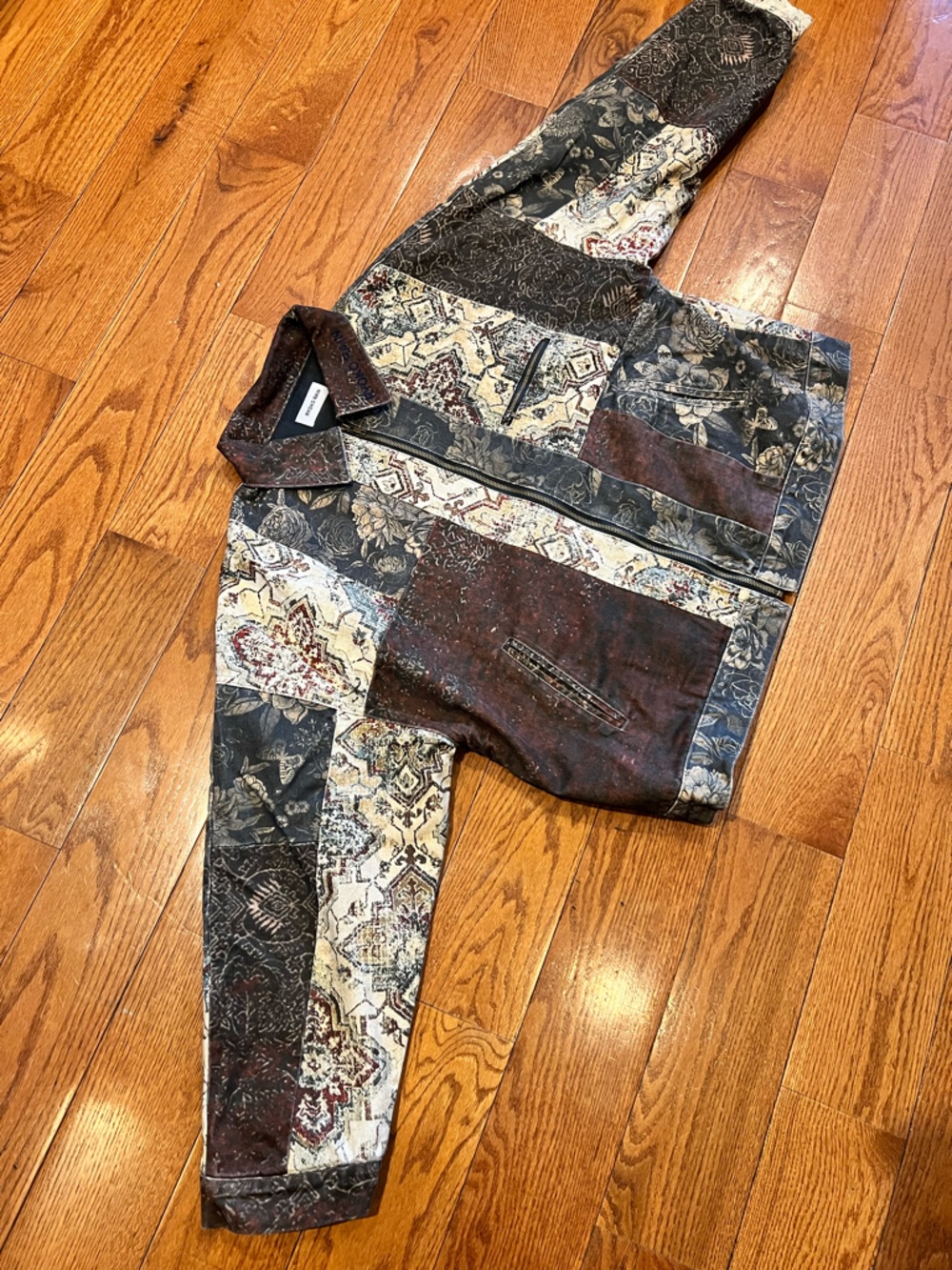 Patchwork Patterned Jacket - Picture 10 of 10